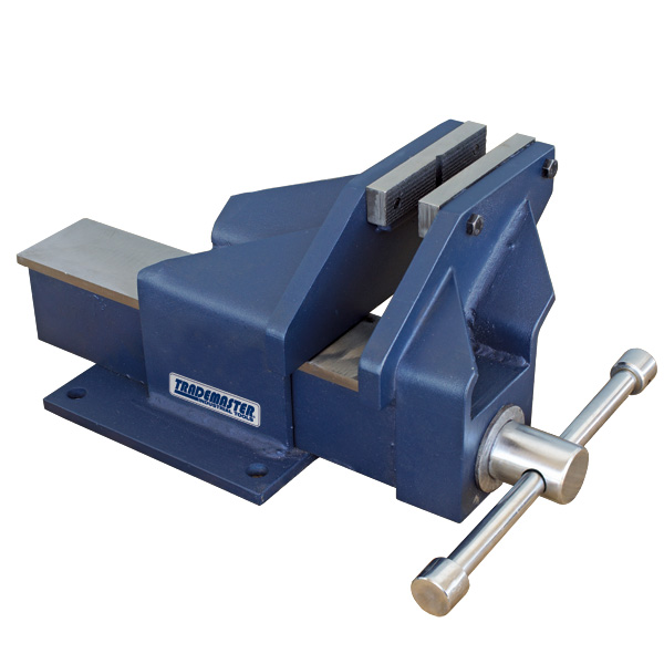 TRADEMASTER FABRICATED STEEL BENCH VISE OFFSET JAW 100MM 